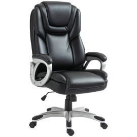 Chaise de bureau direction bascule RICCARDO noire