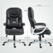 Chaise de bureau direction bascule RICCARDO noire