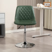 Chaise de bureau design Chesterfield AMARA vert vieilli