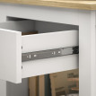 Lot de 2 tables de chevets LAVIA blanc