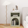 Lot de 2 chevets design tendance troglodyte TROGA vert