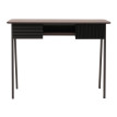 Console HWC-O40 table de téléphone table d'entrée/d'appoint tiroir de rangement MDV mélamine métal 88x110x40cm - aspe