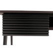 Console HWC-O40 table de téléphone table d'entrée/d'appoint tiroir de rangement MDV mélamine métal 88x110x40cm - aspe