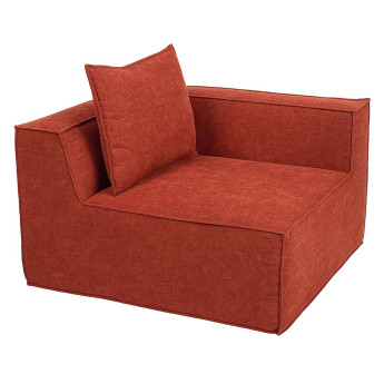 Élément d'angle/accessoire pour canapé HWC-O54 fauteuil lounge Fauteuil rembourré Accoudoir tissu/textile (300 g/m2)