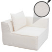 Élément d'angle/accessoire pour canapé HWC-O54 fauteuil lounge Fauteuil rembourré Accoudoir tissu/textile (300 g/m2)