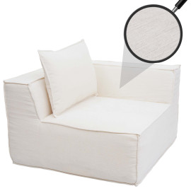 Élément d'angle/accessoire pour canapé HWC-O54 fauteuil lounge Fauteuil rembourré Accoudoir tissu/textile (300 g/m2)