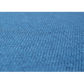 Lot de 2 chaises de salle à manger HWC-O66 chaise de cuisine rembourrée Chesterfield rivets tissu/textile - bleu clair