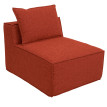 Fauteuil/accessoires pour canapé HWC-O54 fauteuil lounge partie centrale rembourrée tissu/textile (300 g/m2) 63 x 75