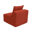 Fauteuil/accessoires pour canapé HWC-O54 fauteuil lounge partie centrale rembourrée tissu/textile (300 g/m2) 63 x 75