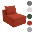 Fauteuil/accessoires pour canapé HWC-O54 fauteuil lounge partie centrale rembourrée tissu/textile (300 g/m2) 63 x 75
