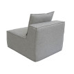 Fauteuil/accessoires pour canapé HWC-O54 fauteuil lounge partie centrale rembourrée tissu/textile (300 g/m2) 63 x 75