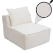 Fauteuil/accessoires pour canapé HWC-O54 fauteuil lounge partie centrale rembourrée tissu/textile (300 g/m2) 63 x 75