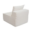 Fauteuil/accessoires pour canapé HWC-O54 fauteuil lounge partie centrale rembourrée tissu/textile (300 g/m2) 63 x 75