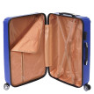 Valise HWC-D54 valise rigide à roulettes 60 x 42 x 26 cm 64 l - bleue Premium D54a