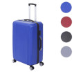 Valise HWC-D54 valise rigide à roulettes 60 x 42 x 26 cm 64 l - bleue Premium D54a