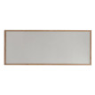 Miroir MCA HWC-P56, miroir mural, miroir de dressing, miroir d'entrée, 120 x 50 x 2 cm, verre, bois massif de chêne