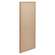 Miroir MCA HWC-P56, miroir mural, miroir de dressing, miroir d'entrée, 120 x 50 x 2 cm, verre, bois massif de chêne