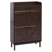 Meuble à chaussures basculant HWC-P45, étagère à chaussures, armoire à chaussures, 2 compartiments basculants, tiroir de