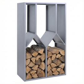 Rangement pour bois de chauffage HWC-P76, étagère pour bois de cheminée/bois de chauffage, abri pour bois, extérieur, mé