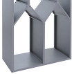 Rangement pour bois de chauffage HWC-P76, étagère pour bois de cheminée/bois de chauffage, abri pour bois, extérieur, mé