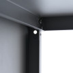 Rangement pour bois de chauffage HWC-P76, étagère pour bois de cheminée/bois de chauffage, abri pour bois, extérieur, mé