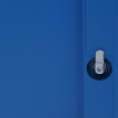 Armoire à casiers HWC-P63, armoire à casiers, armoire à casiers 2 portes, 90 x 38 x 45 cm, acier- bleu
