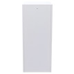 Armoire à casiers HWC-P63, armoire à casiers, armoire à casiers 2 portes, 90 x 38 x 45 cm, acier- blanc