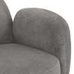 Ensemble de salon HWC-P33, canapé 2 places, 2 fauteuils, tissu/textile chenille (330 g/m2) Oeko-Tex- gris clair