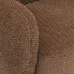 Ensemble de salon HWC-P33, canapé 2 places, 2 fauteuils, tissu/textile chenille (330 g/m2) Oeko-Tex- marron