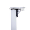 Lot de 2 pieds de table HWC-H34, pour bureau, pied de table à manger, structure de table, pliable 72 cm- blanc
