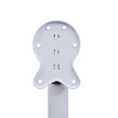 Lot de 2 pieds de table HWC-H34, pour bureau, pied de table à manger, structure de table, pliable 72 cm- blanc