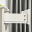 Buffet rural chic avec tiroir et placard LAGAO aspect bois blanc