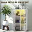 Armoire avec éclairage MACHICO blanche