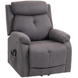 Fauteuil releveur massant KULUS gris