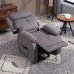Fauteuil releveur massant KULUS gris