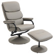 Fauteuil relax pivotant KANGAA gris