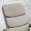 Fauteuil relax pivotant KANGAA gris