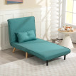 Fauteuil convertible nordique ATTU turquoise