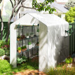 Serre de jardin DUBBO blanche