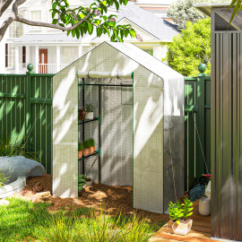 Serre de jardin MANDURA blanche