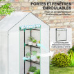 Serre de jardin MANDURA blanche