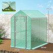 Serre de jardin 2 tablettes MONTALA verte
