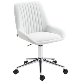 Chaise de bureau VELLETRI blanche