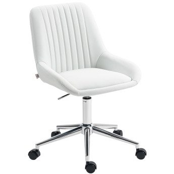 Chaise de bureau VELLETRI blanche