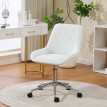 Chaise de bureau VELLETRI blanche