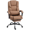Fauteuil de bureau SILVANO marron clair
