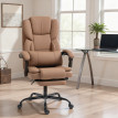 Fauteuil de bureau SILVANO marron clair