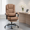 Fauteuil de bureau SILVANO marron clair