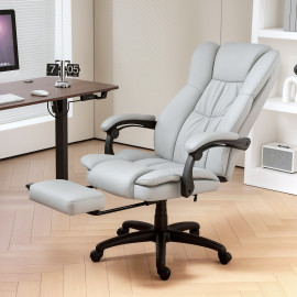 Fauteuil de bureau SIENNA gris clair
