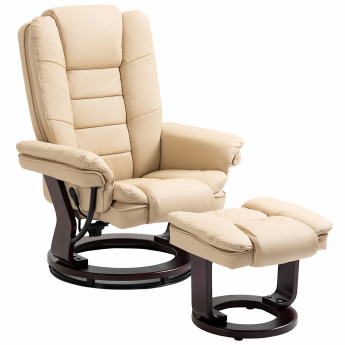 Fauteuil de relaxation AVERSA beige